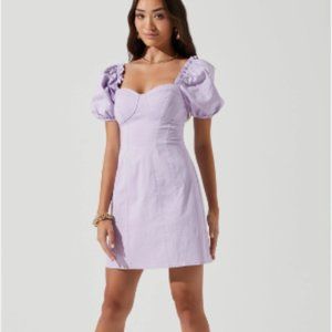 ASTR Skylar Puff Sleeve Dress